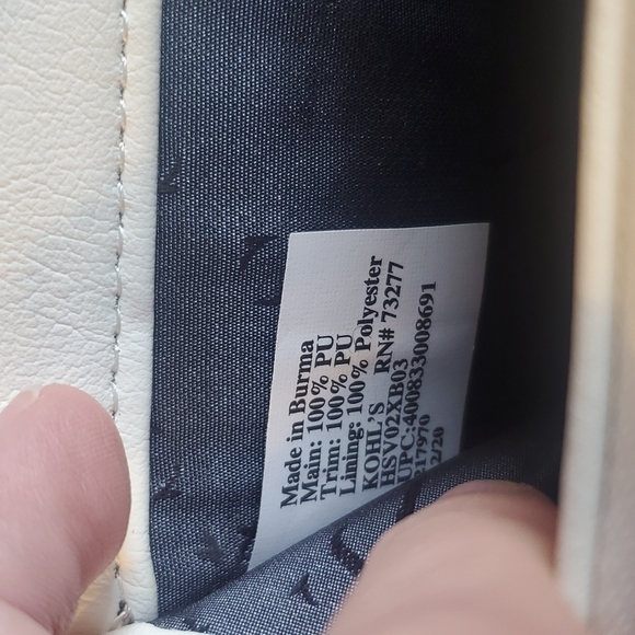 Simply Vera White Geometric Crossbody Bag🤩 - Picture 4 of 7